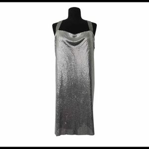 Metallic Silver Versace Dress - H&M Collection